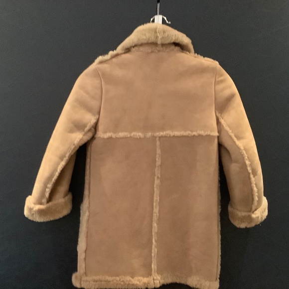 REAL SHEEPSKIN Coat UNISEX GIRLS /BOYS GIRLS  5-6 Y ,UK  made,switch buttons - Picture 12 of 15